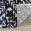 Calabar Black Grey Blue Global Inspired Rug by Kalora Interiors