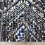 Calabar Black Grey Blue Global Inspired Rug by Kalora Interiors