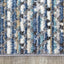 Calabar 8624_68 Blue Grey White Banded Pattern Rug By Kalora Interiors