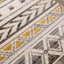 Calabar Cream Grey Yellow Tribal Rug by Kalora Interiors