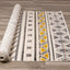 Calabar Cream Grey Yellow Tribal Rug by Kalora Interiors