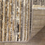 Calabar A077_36 Grey Beige White Banded Blend Rug By Kalora Interiors