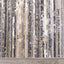 Calabar Grey Beige White Banded Blend Rug by Kalora Interiors