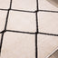 Calabar Cream Grey Lattice Rug by Kalora Interiors