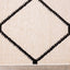 Calabar Cream Grey Lattice Rug by Kalora Interiors