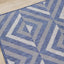 Canopy Blue Grey Geometric Indoor/Outdoor Rug by Kalora Interiors