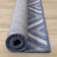 Canopy Blue Grey Geometric Indoor/Outdoor Rug by Kalora Interiors