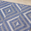Canopy Blue Grey Geometric Indoor/Outdoor Rug by Kalora Interiors