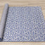 Canopy Blue Damask Flatweave Outdoor Rug by Kalora Interiors
