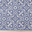 Canopy Blue Damask Flatweave Outdoor Rug by Kalora Interiors