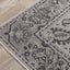 Canopy Grey Black Traditional Indoor/Outdoor Rug by Kalora Interiors