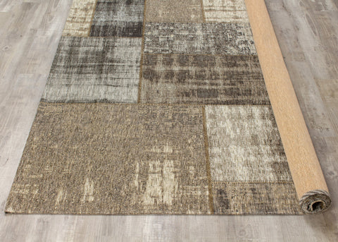 Cathedral 5307_04 Distressed Patchwork Area Rug by Kalora Interiors