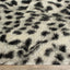 Cathedral Grey Black Leopard Print Rug by Kalora Interiors