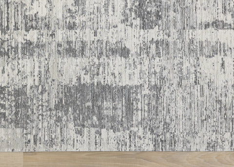Cathedral Grey Faded Borders Rug by Kalora Interiors