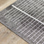 Cathedral Grey Grid Patterns Rug by Kalora Interiors