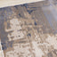Chorus Blue Beige Abstract Earth Tone Plush Rug by Kalora Interiors