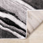 Chorus Grey White Black Rock Profile Rug by Kalora Interiors