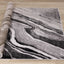 Chorus Grey White Black Rock Profile Rug by Kalora Interiors