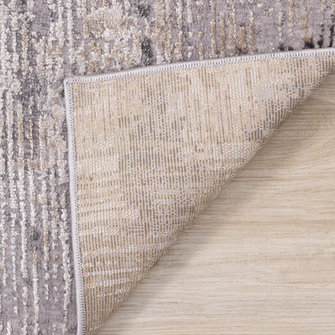 Chorus Grey Beige Concrete Jungle Rug by Kalora Interiors