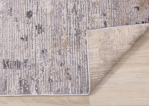 Chorus Grey Beige Concrete Jungle Rug by Kalora Interiors