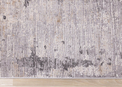 Chorus Grey Beige Concrete Jungle Rug by Kalora Interiors