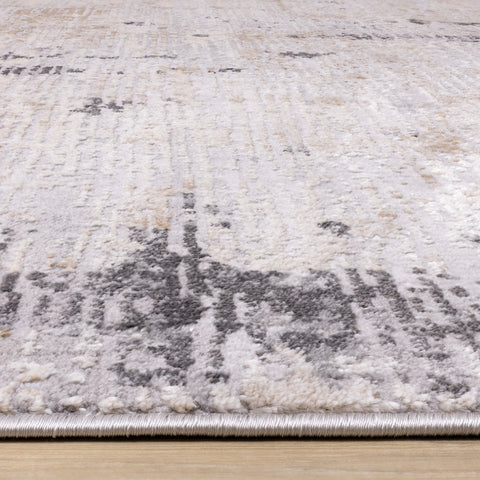 Chorus Grey Beige Concrete Jungle Rug by Kalora Interiors