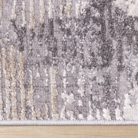 Chorus Grey Beige Concrete Jungle Rug by Kalora Interiors