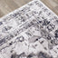 Chorus Grey Blue Elegant Border Rug by Kalora Interiors