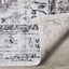 Chorus Grey Blue Elegant Border Rug by Kalora Interiors