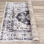 Chorus Grey Blue Elegant Border Rug by Kalora Interiors