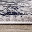 Chorus Grey Blue Elegant Border Rug by Kalora Interiors