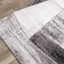 Chorus Grey Black Geometric Rug by Kalora Interiors