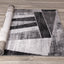 Chorus Grey Black Geometric Rug by Kalora Interiors