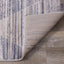 Chorus Beige Blue Distressed Geometric Rug by Kalora Interiors