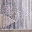 Chorus Beige Blue Distressed Geometric Rug by Kalora Interiors