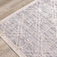 Chorus Grey Beige Elegant Geometric Rug by Kalora Interiors