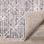 Chorus Grey Beige Elegant Geometric Rug by Kalora Interiors