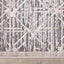 Chorus Grey Beige Elegant Geometric Rug by Kalora Interiors