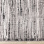Chorus Black Grey White Iridescent Plush Rug by Kalora Interiors