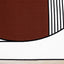 Claro White Black Orange Art Deco Geometric Plush Rug by Kalora Interiors