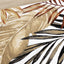 Claro White Beige Grey Palm Leaf Pattern Rug by Kalora Interiors