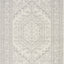 Converge 5344_9363 White Grey Elegant Faded Traditional Oriental Style Area Rug by Novelle Home