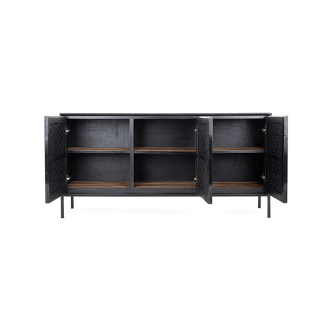 D-Bodhi Karma | Charcoal | 3-Door Sideboard by LH Imports