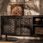 D-Bodhi Karma | Charcoal | 3-Door Sideboard by LH Imports