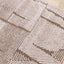 Darcy Cream Brown Distressed Corduroy Plush Rug by Kalora Interiors