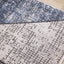Darcy Grey Cream Blue Angular Carved Pile Rug by Kalora Interiors