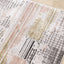 Darcy Grey Pink Green Distressed Angular Plush Rug by Kalora Interiors