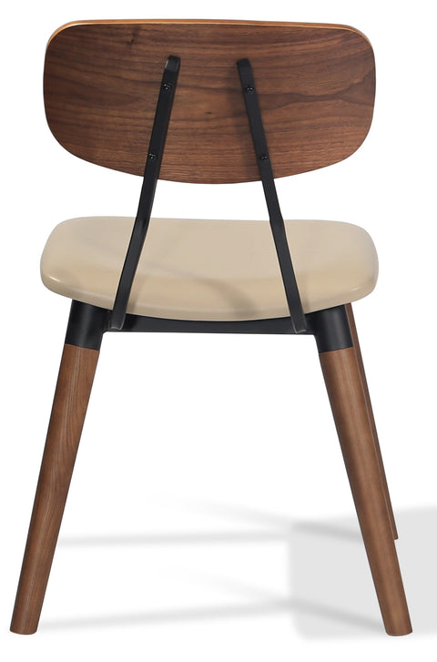 ESEDRA DINING SOFT SEAT CHAIR PPM S WHEAT 502 06 SOLID ASH WALNUT FINISH 5