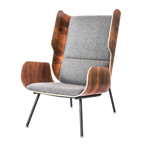 Elk Chair | Varsity Charcoal & Walnut