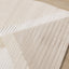 Ella Beige Cream Elegant Contemporary Geometric Pattern Rug by Kalora Interiors